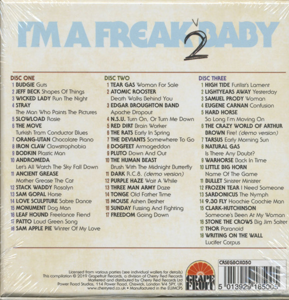 I'm A Freak 2 Baby - A Further Journey Through The British Heavy Psych And Hard Rock Underground Sce