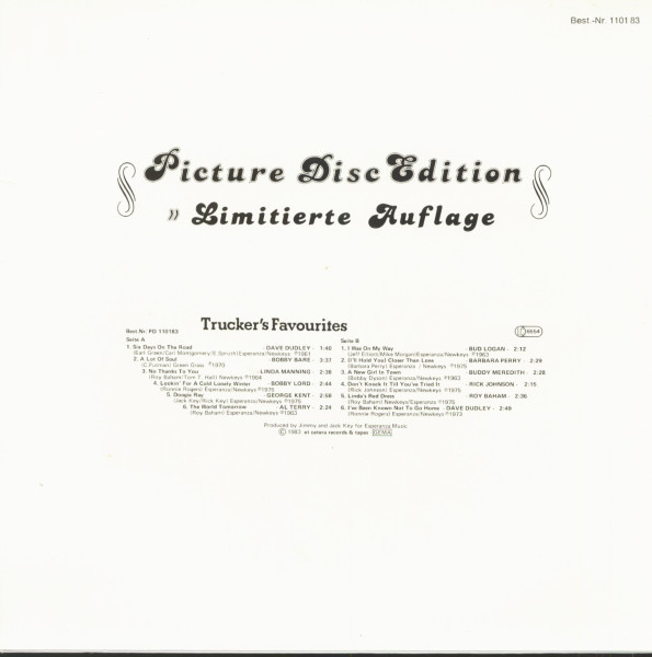 Trucker's Favourites (LP, Picture Disc)