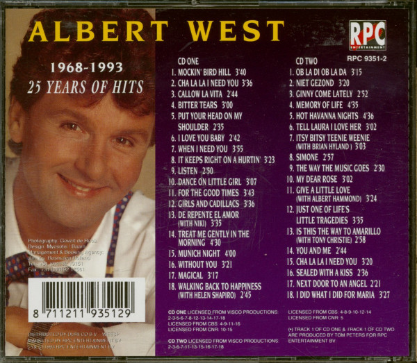 1968-1993 - 25 Years Of Hits (2-CD)