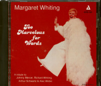 Bild von Margaret Whiting: Too Marvelous for Words (CD)