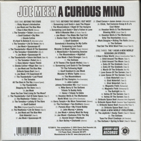 Joe Meek - A Curious Mind (3-CD)