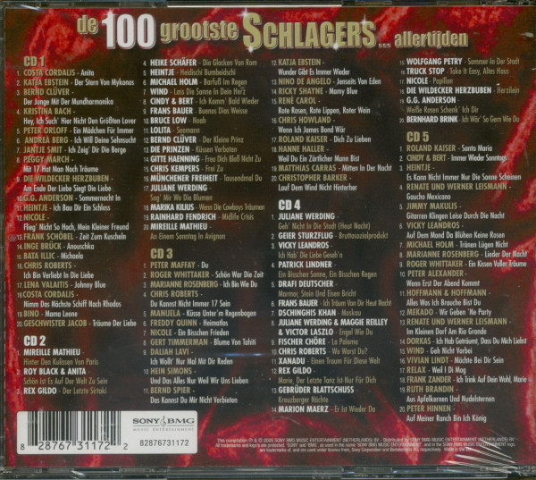 3. Bild von Various: 100 Schlager 5-CD