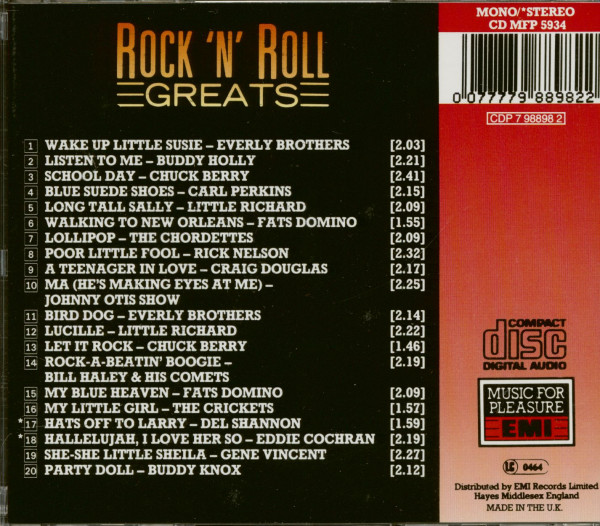 Rock'n'Roll Greats Vol.5 (CD)