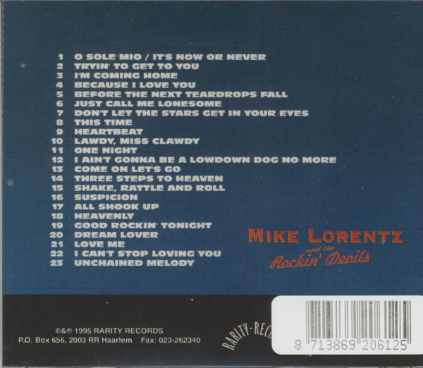 Mike Lorentz And The Rockin' Devils (CD)