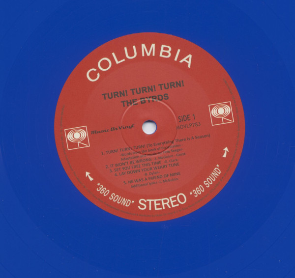Turn! Turn! Turn! (LP, 180g colored Vinyl, Ltd.)