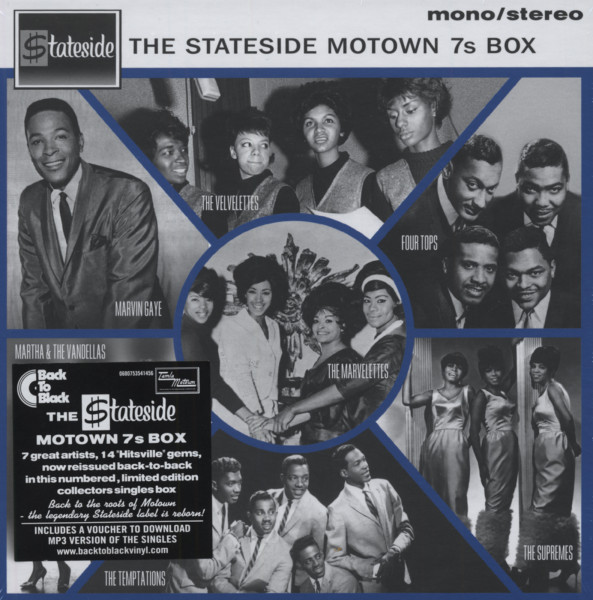 The Stateside Motown 7inch s Vinyl Box (7x7inch, 45rpm Box) The Stateside Motown 7inch s Vinyl Box (7x7inch, 45rpm Box)