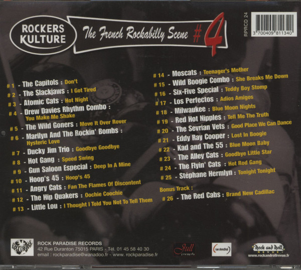 Rockers Kulture - The French Rockabilly Scene, Vol.4 (CD)