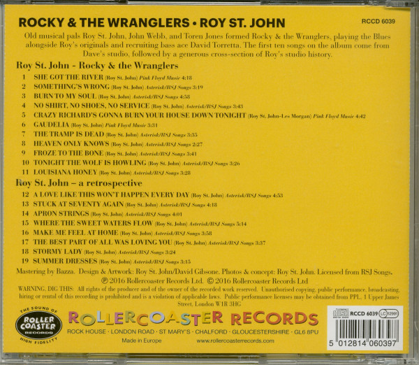 Rocky & The Wranglers - Roy St. John (CD)