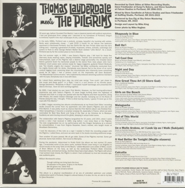 Thomas Lauderdale Meets The Pilgrims (LP, 180g Vinyl)
