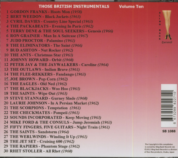 Those British Instrumentals Vol.10 (CD)