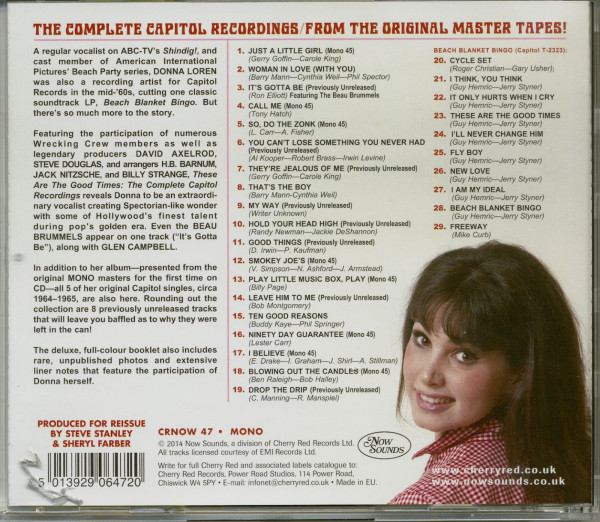 These Are The Good Times - The Complete Capitol Recordings (CD)