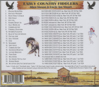 Vorschau: Early Country Fiddlers (CD) Vorschau: Early Country Fiddlers (CD)