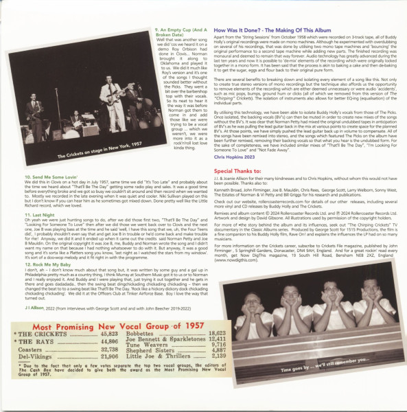 The Alternative Chirping Crickets (LP, 10inch, Cover#1, Ltd.)