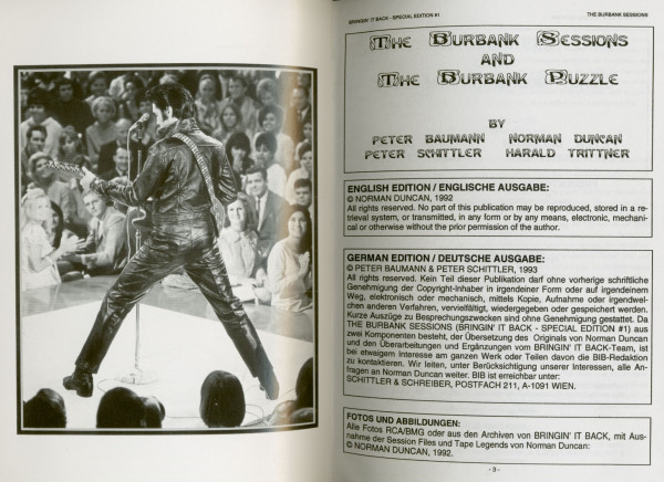 The Burbank Sessions And The Burbank Puzzle (Deutsche Ausgabe)