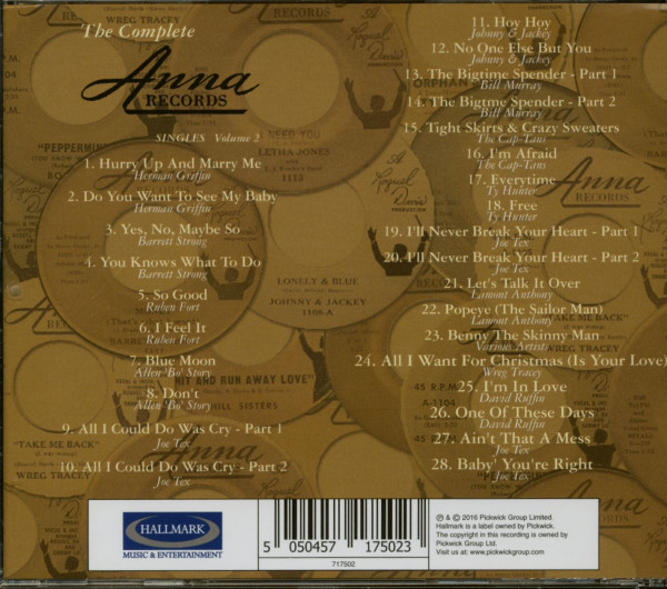 The Complete Anna Records Vol.2 (CD)