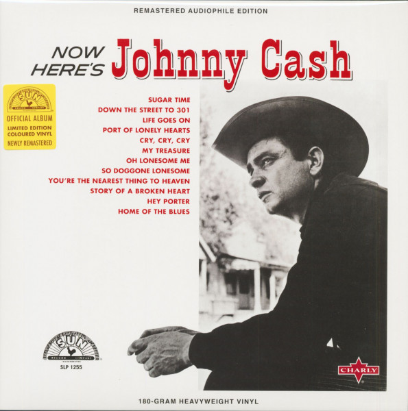 Johnny Cash LP: Now Here's Johnny Cash (LP, 180g Red Vinyl ...