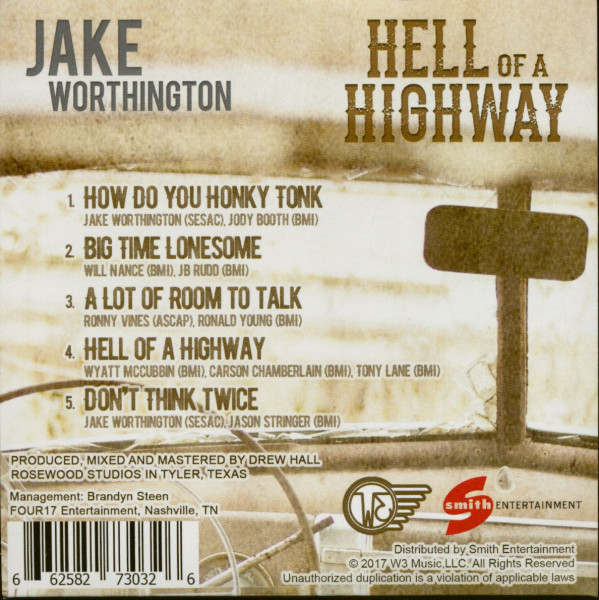 Hell Of A Highway (CD)