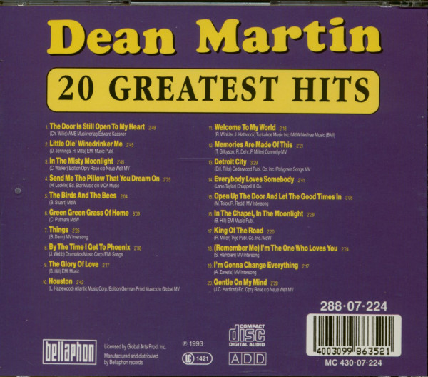 20 Greatest Hits (CD)