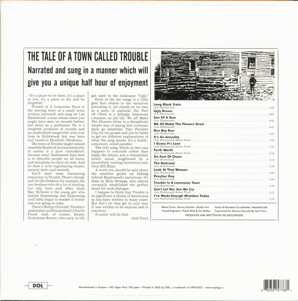 Trouble Is A Lonesome Town(LP, 180g colored Vinyl)
