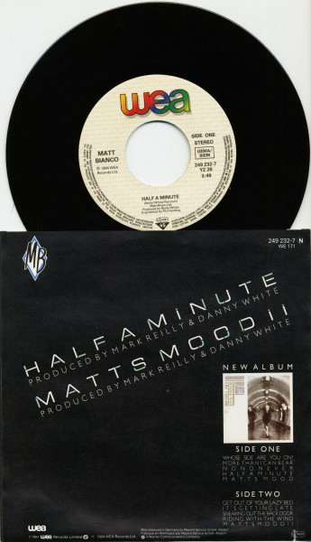 Half A Minute (7inch, 45rpm, PS)