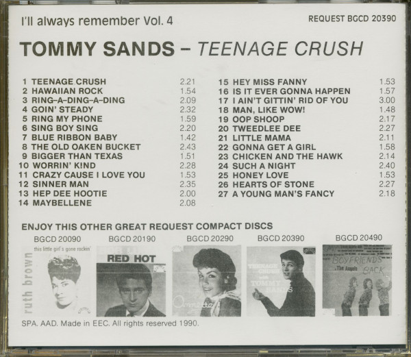 Teenage Crush (CD)