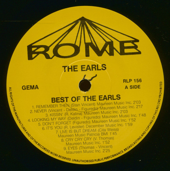 Best Of The Earls (LP)