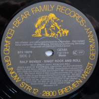 Vorschau: Ralf Bendix singt Rock'n & Roll (LP) Vorschau: Ralf Bendix singt Rock'n & Roll (LP)