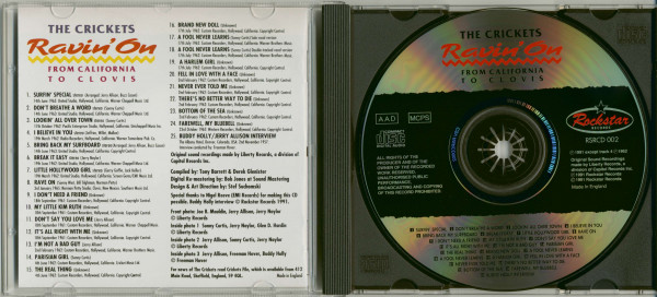 Ravin' On - From California To Clovis (CD)