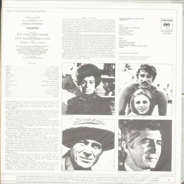 Selected From The Sound Track (LP, Cut-Out)