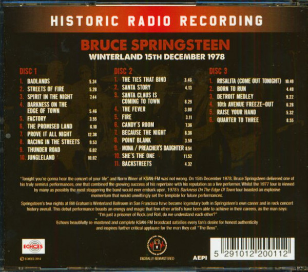 Winterland, 15th December 1978 (3-CD)