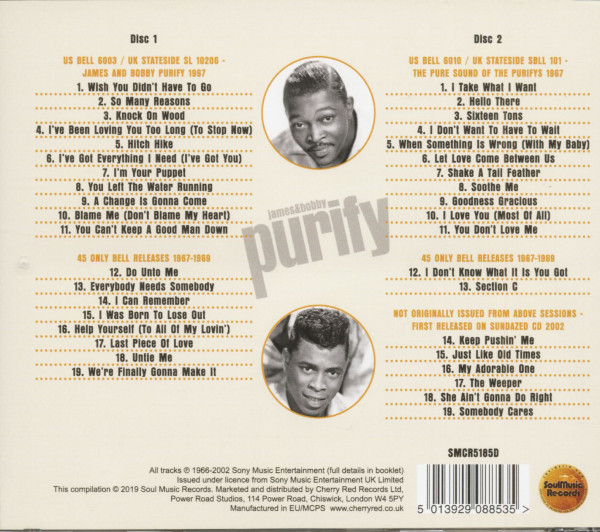 I'm Your Puppet - The Complete Bell Recordings 1966-1969 (2-CD)