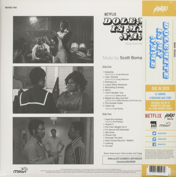 Dolemite Is My Name - Music From The Netflix Film (LP, 180g Purple Vinyl)