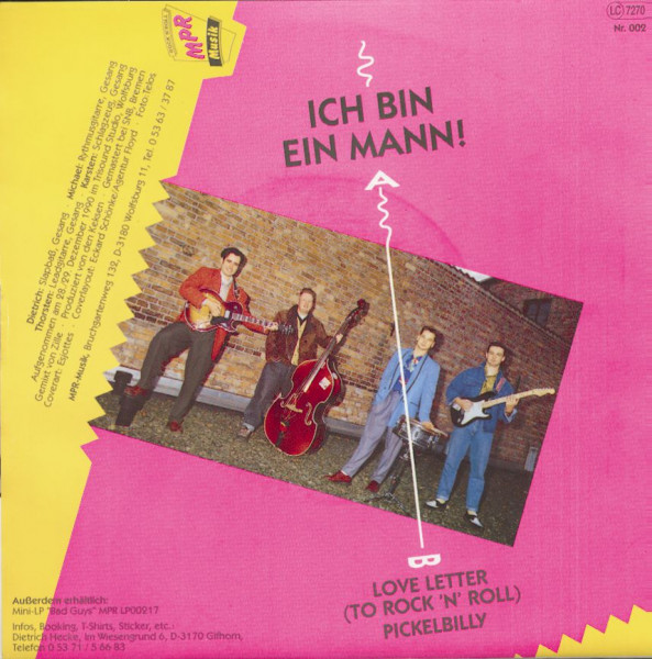 Ich bin ein Mann! (7inch, EP, 45rpm, PS)