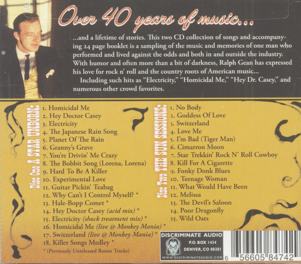 Amazing Ralph Gean - His Music, His Story (2-CD)