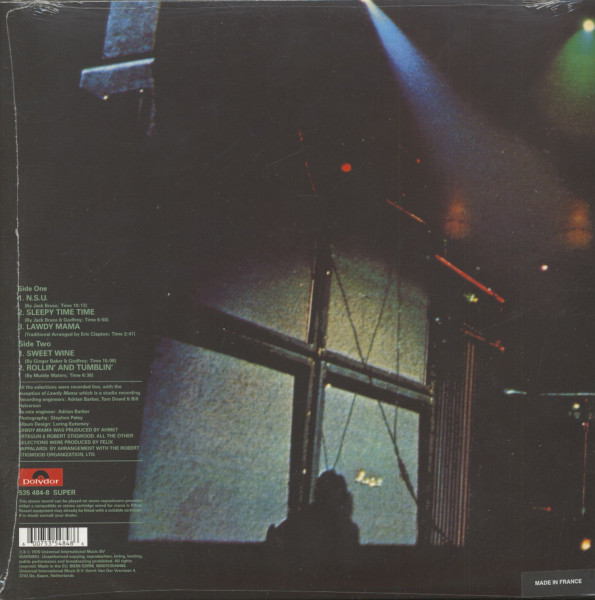Live Cream (LP, 180g Vinyl)