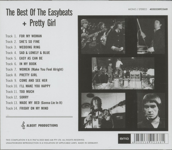The Best Of The Easybeats + Pretty Girl (CD)