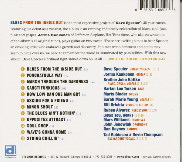Blues From The Inside Out (CD)