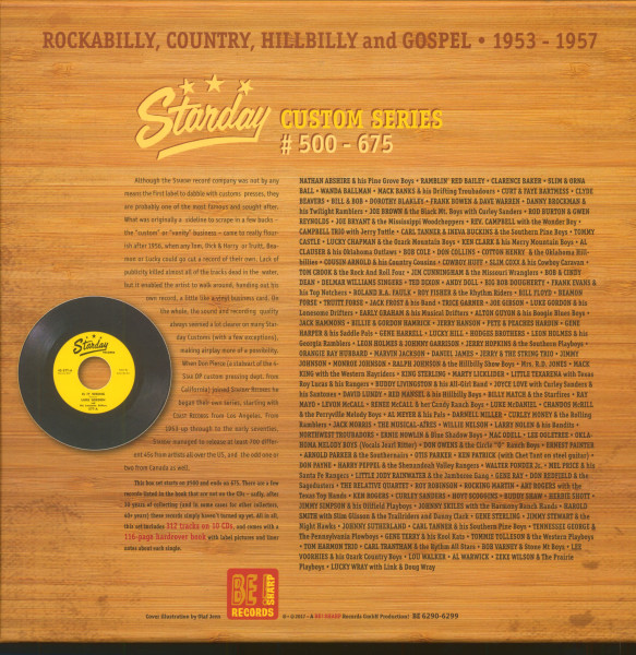 Starday Custom Series #500 - 675 (10-CD Box)