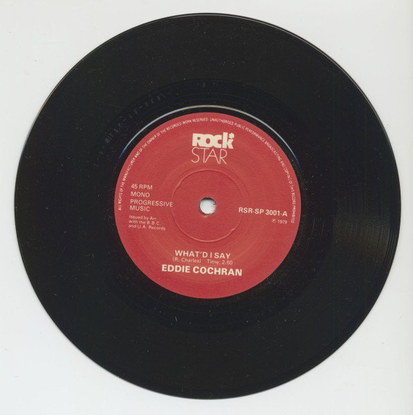 What'd I Say - Milk Cow Blues (7inch, 45rpm) What'd I Say - Milk Cow Blues (7inch, 45rpm)