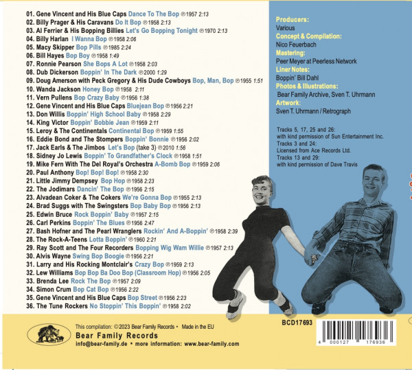 On The Dancefloor With A Bop! - 36 Tunes To Bop The Blues Away! (CD)