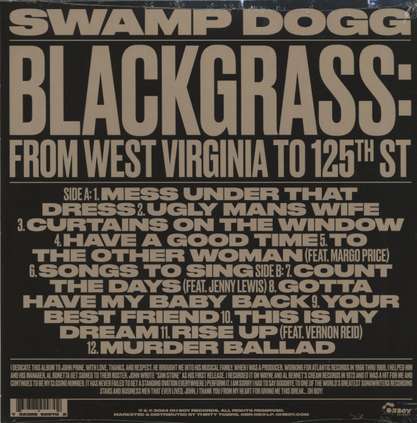 Blackgrass - From West Virginia to 125th St (LP)