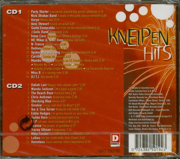 Kneipen Hits - Sylvester Party (2-CD)