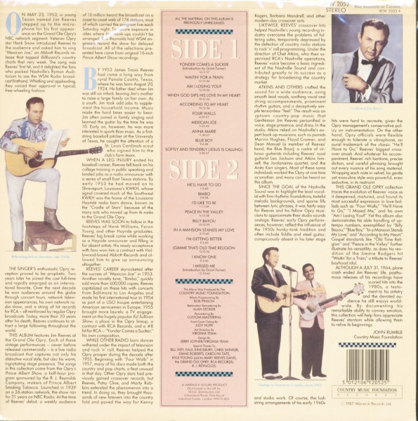 Live At The Opry (LP)