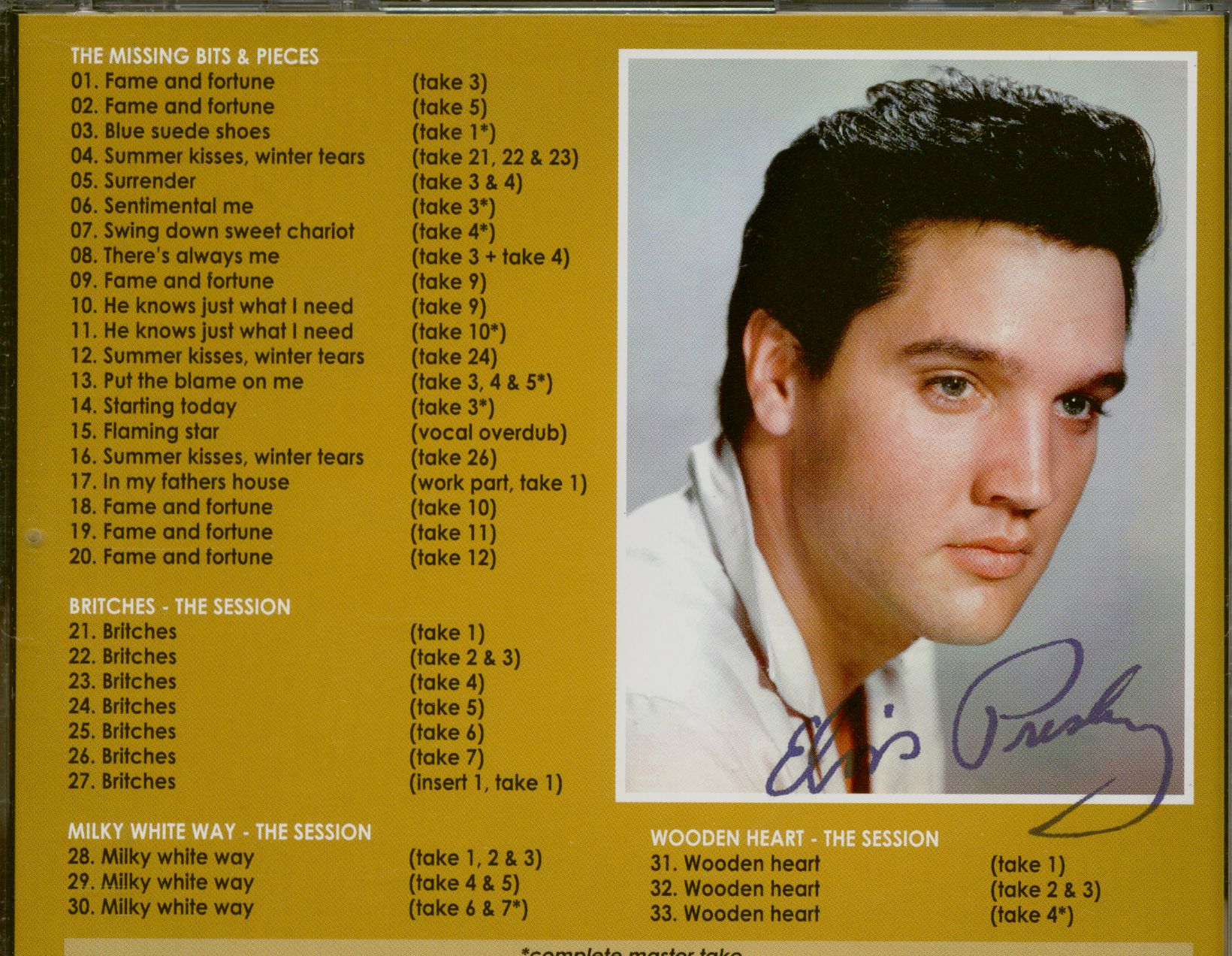 Elvis Presley CD Elvis '60 '61 Sessions (CD) Bear Family Records