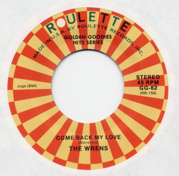 Come Back My Love b-w You're An Angel 7inch, 45rpm