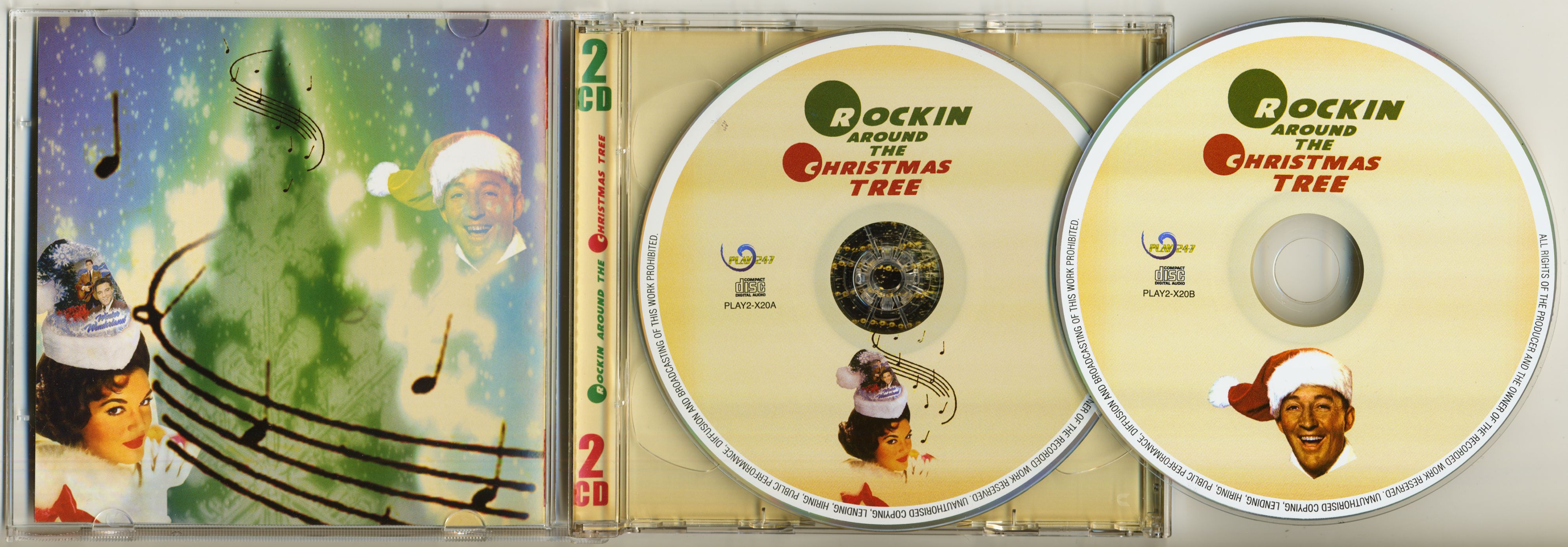 Various CD: Rockin' Around The Christmas Tree (2-CD) - Bear Family Records
