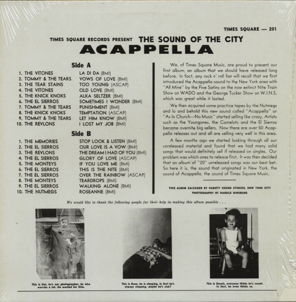 Acappella - The Sound Of The City (LP)