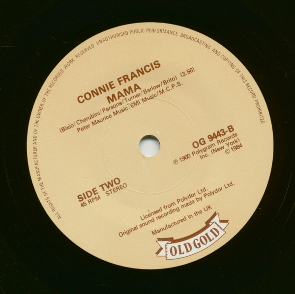 Who's Sorry Now - Mama (7inch, 45rpm, SC)