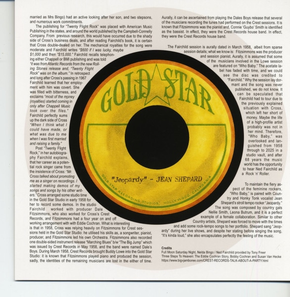 Who Baby - Jeopardy (7inch, 45rpm)