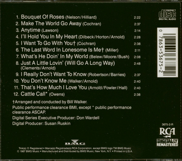 Best Of Eddy Arnold (CD)
